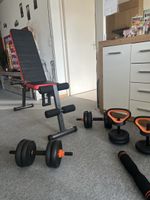 Hantel-Set (verstellbar) + Gym-Bank