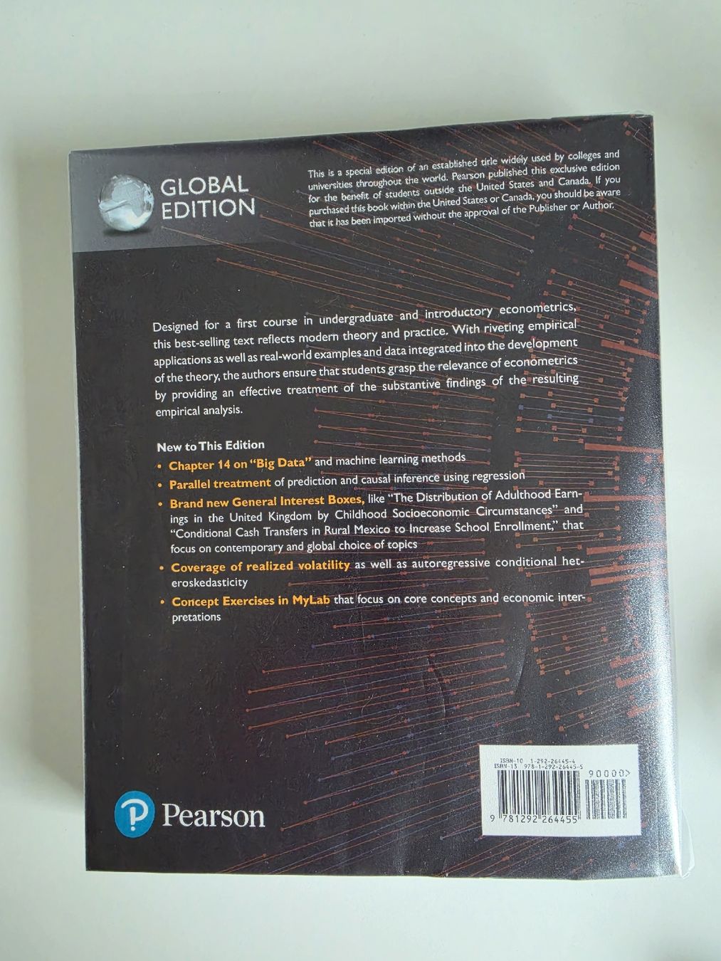 Libri: Introduction to Econometrics Fourth Edition – Usato da Affoltern am Albis venduto da Stevey1 1