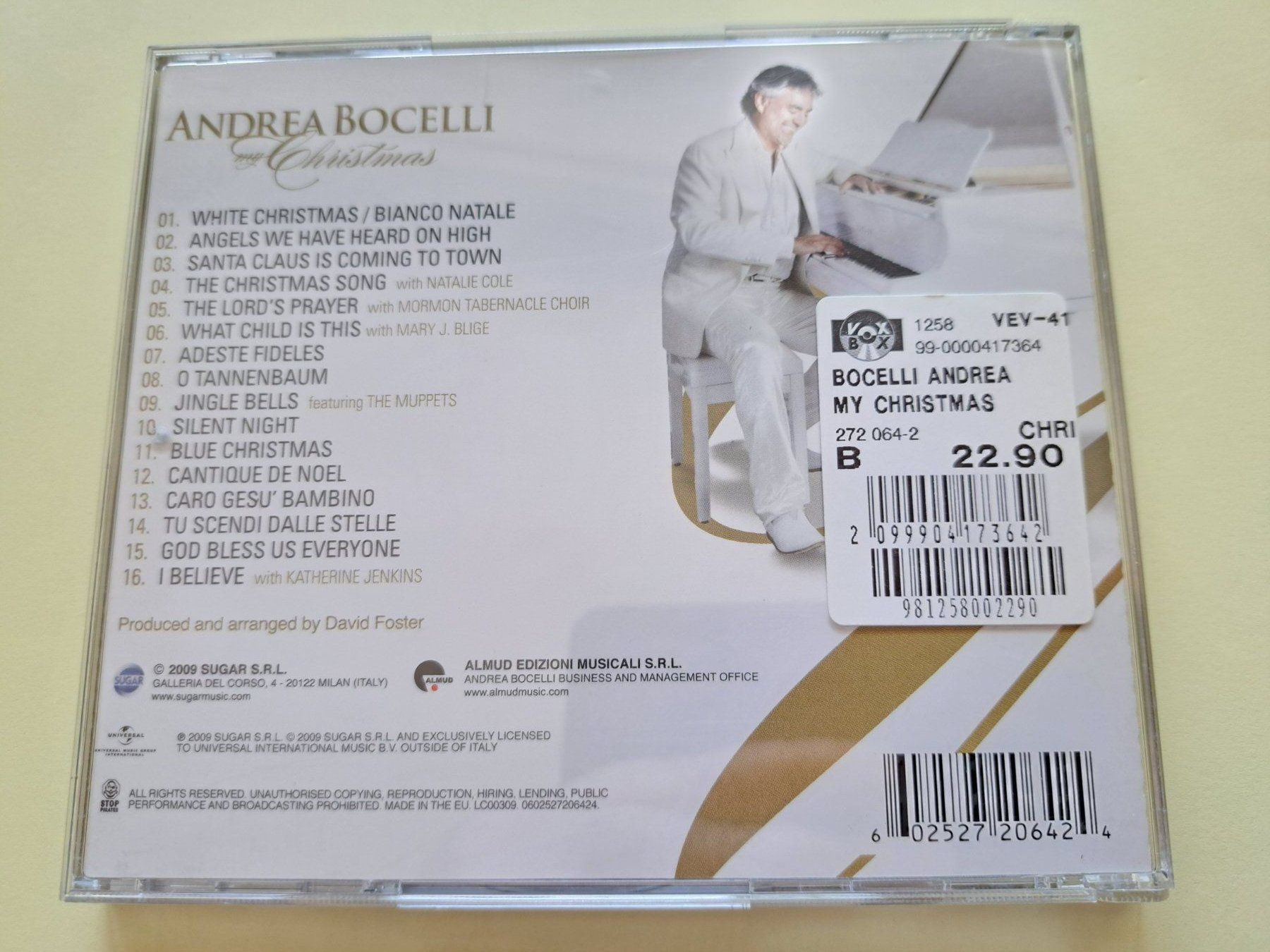 CD: Cd Andrea Bocelli - Christmas  – Usato da Pully venduto da bro_n52j 1