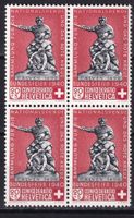 Viererblock Pro Patria B7 **  geänderter Sockel 30.11.1940