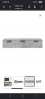 Wandschrank Betongrau 102x30x20 cm Holzwerkstoff