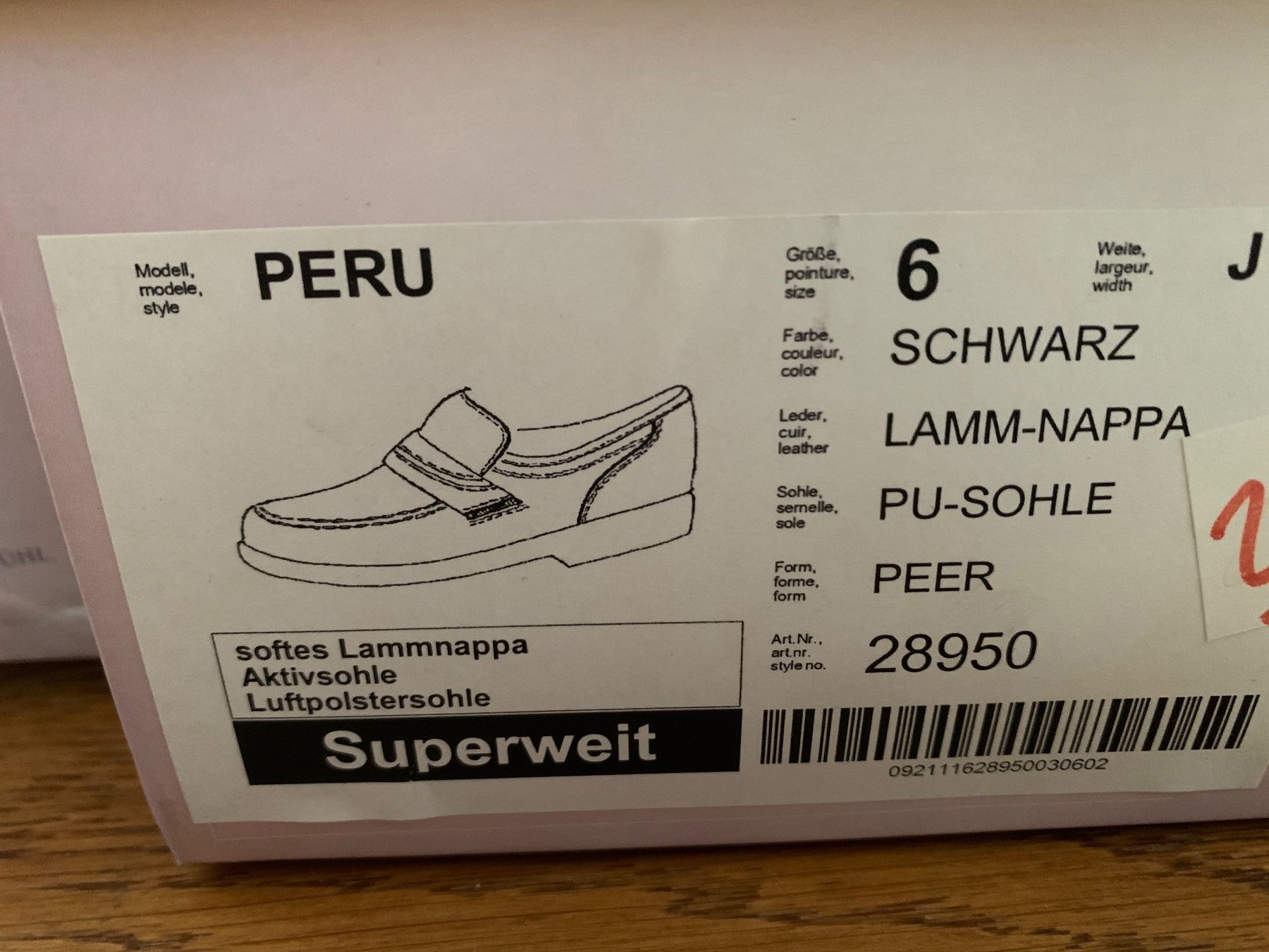 Scarpe da uomo: Sioux Mokassin Model Peru black Size 6 (ca.40) – Nuovo e nell'imballaggio originale da Zürich venduto da finsti 7