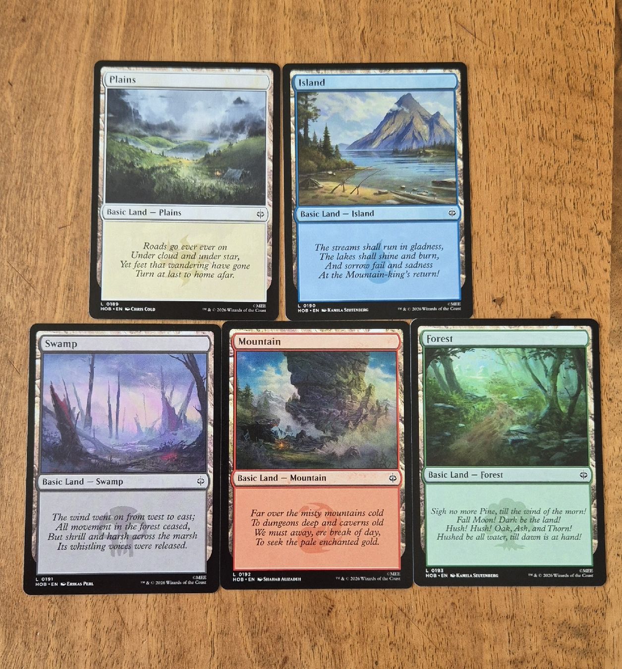 Magic The Gathering Cartes à collectionner: The Hobbit - Basic Land Set Classic (EN) - MTG Magic – Neuf (Voir description) à Küsnacht ZH par Canada-2012