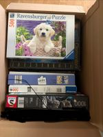 Puzzle Paket mit 9 vollständigen Puzzles, 1000er & 500er, Ra