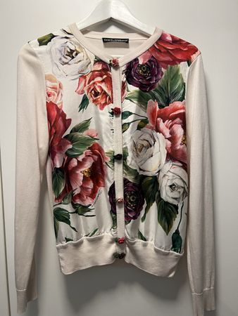 Dolce & Gabbana Floral Cardigan, size 42 IT