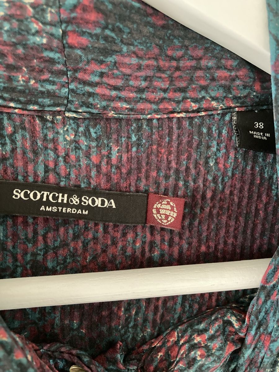 Maison Scotch Camicette: Scotch & Soda Bluse gemustert Viskose Grösse 38 – Usato da Zürich venduto da Timbera 1