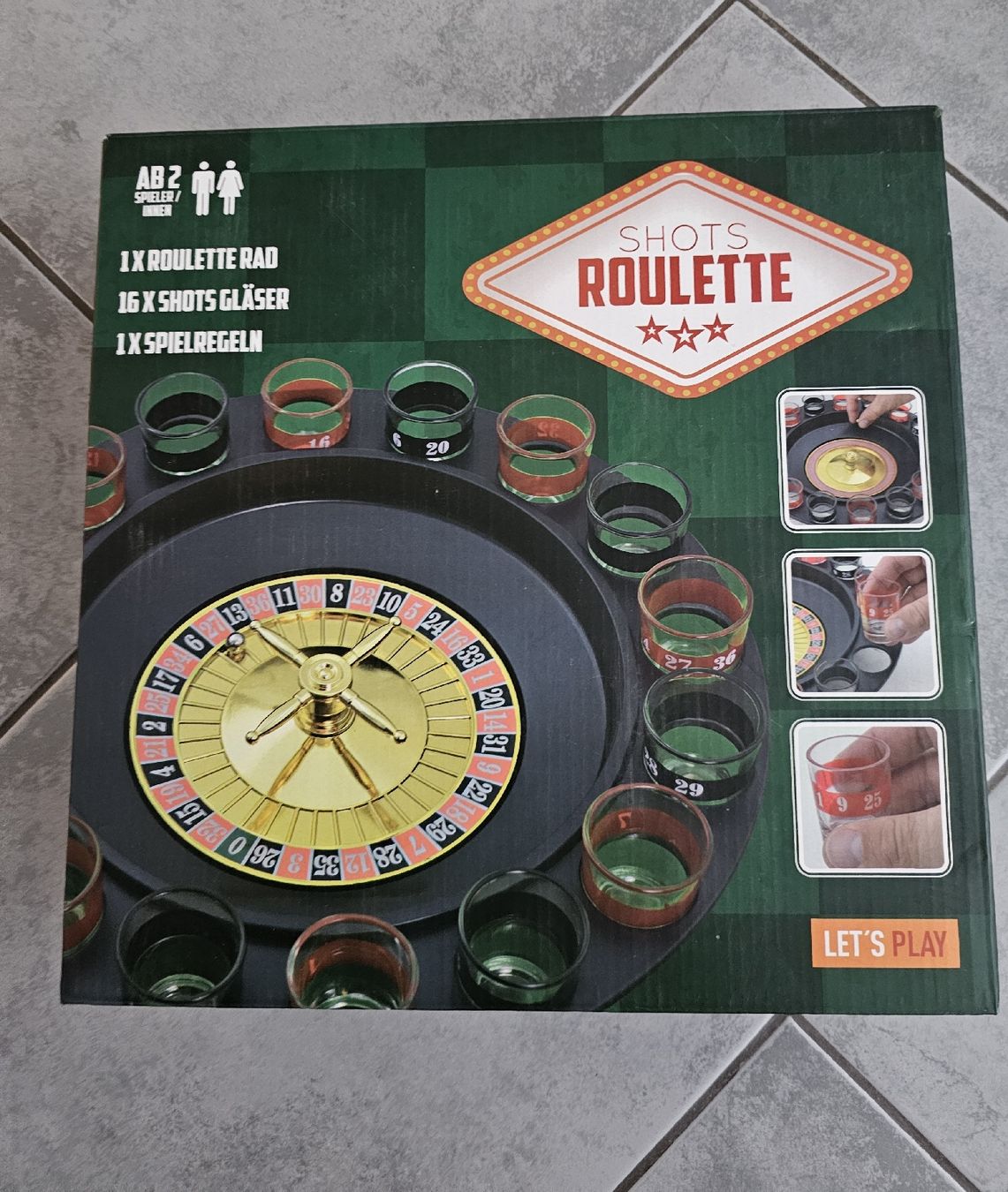 Giochi: Trinkspiel Shots Roulette – Nuovo (secondo la descrizione) da Schaffhausen venduto da Nadia1111