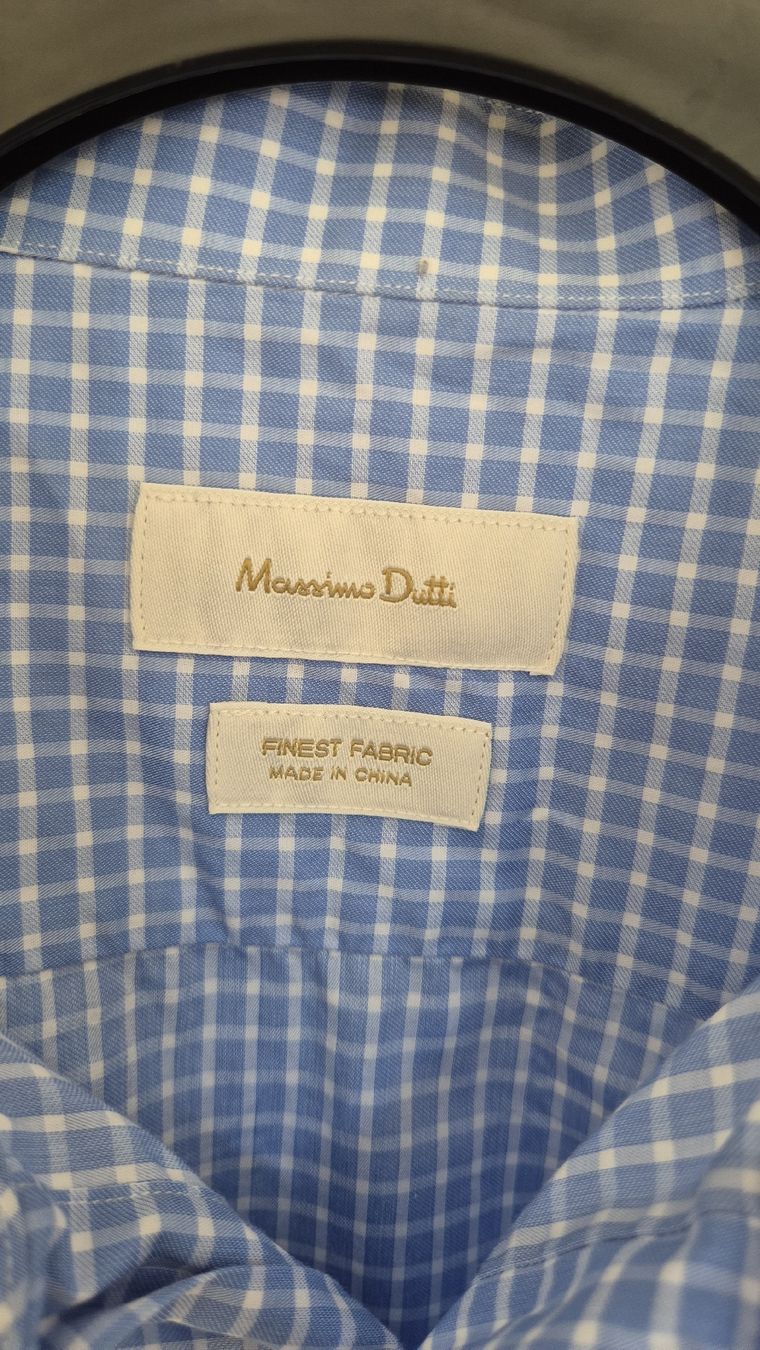 Massimo Dutti Camicie: Massimo Dutti Hemd, Grösse L, hellblau kariert, Top!  – Usato da Winterthur venduto da ann_7lxx 1