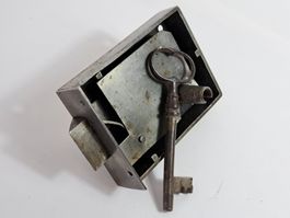 1 Fallen Möbel Schloss mit Schlüssel DM5.5cm (LOT784-1#MBS3)