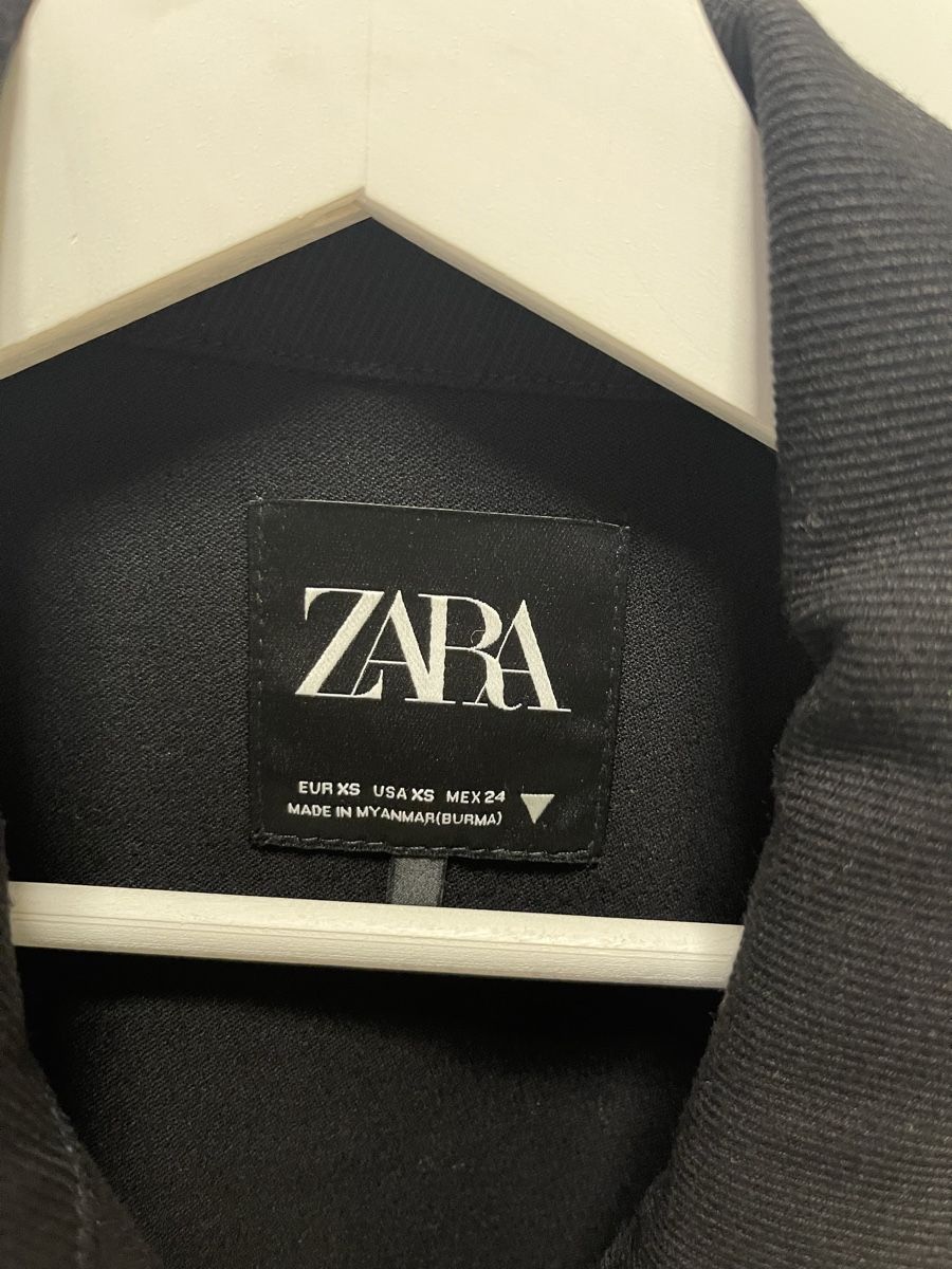 Zara Blusen: Zara Hemdbluse schwarz Grösse XS oversized Look – Neu (gemäss Beschreibung) aus Wohlen AG von abaci 3
