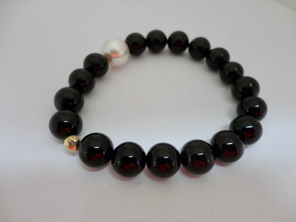 Armbänder & -reifen: Turmalin/Muschelkernperle Armband – Neu (gemäss Beschreibung) aus Biberist von tl-schmuck 1