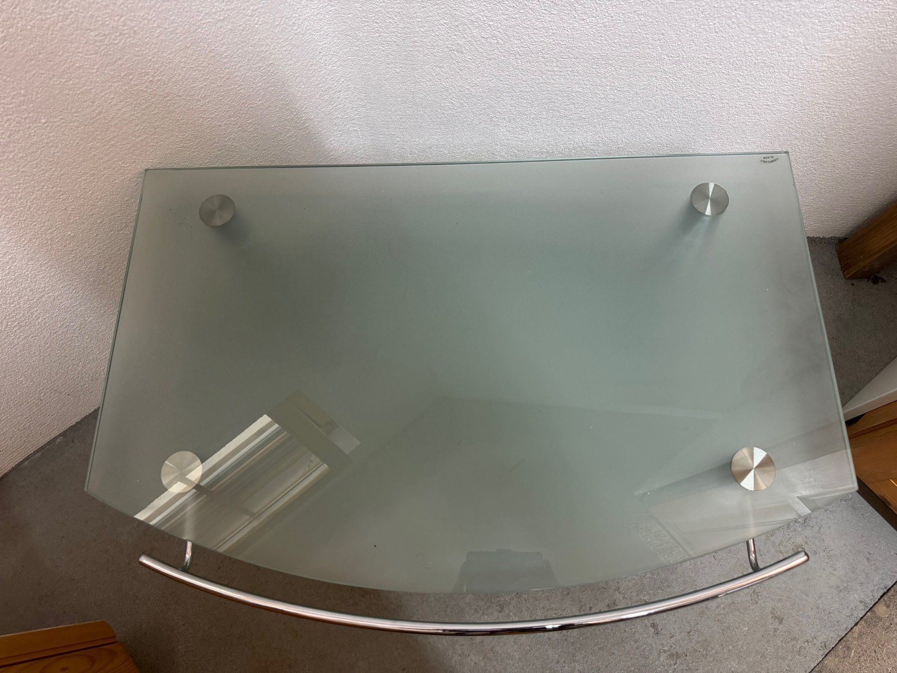 Livique Mobili TV: Fernsehmöbel Glas/Edelstahl – Usato da Schnaus venduto da sueg01 1