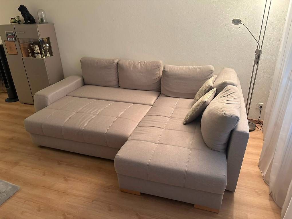 Sofas: Ecksofa Burton De Luxe mit Bettfunktion – D'occasion à Dornach par chi_78g5 3