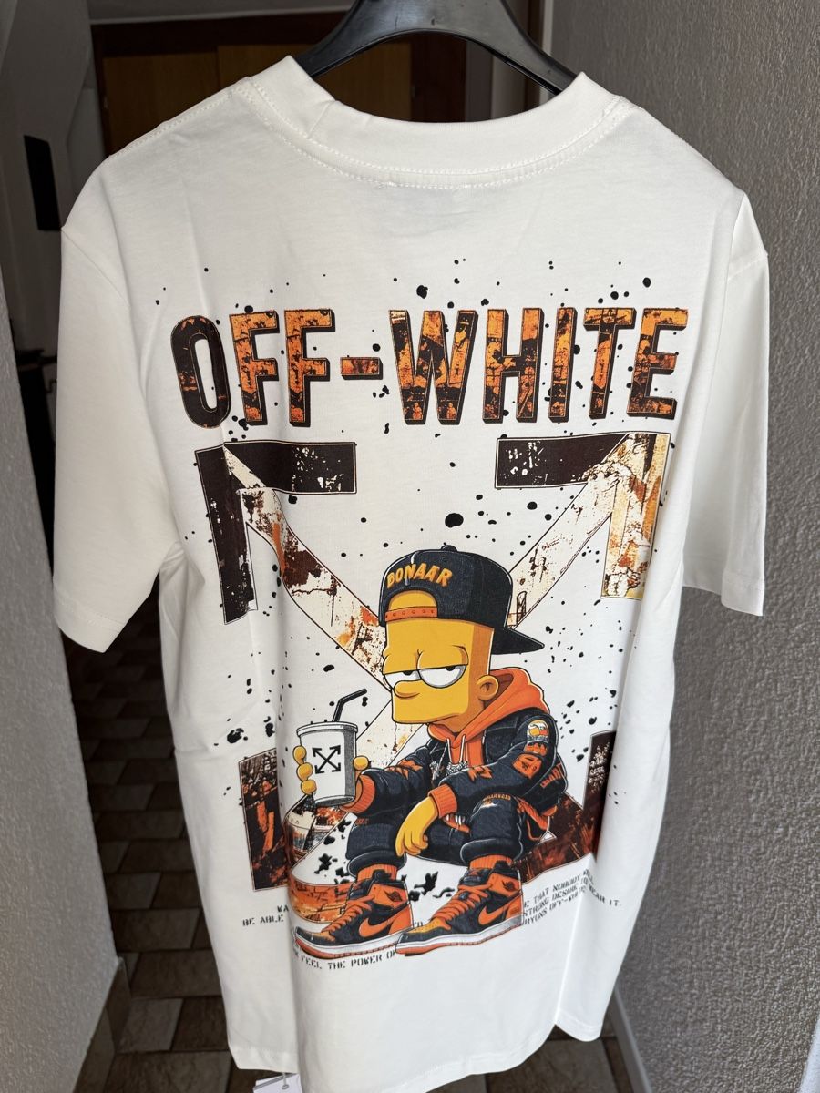 Off-White T-shirts: Off-White T-Shirt Bart Simpson -Neu S – Neuf avec emballage d'origine à Wallbach par Nenex