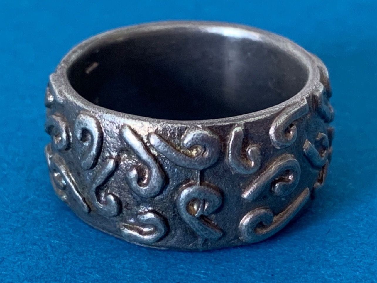 Ringe: Silberring bauchiger DESIGNERRING (60) – Gebraucht aus Dittingen von Bijoubelle 3