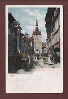 BERN - Käfigturm - Schützenbrunnen - Leute - 1908