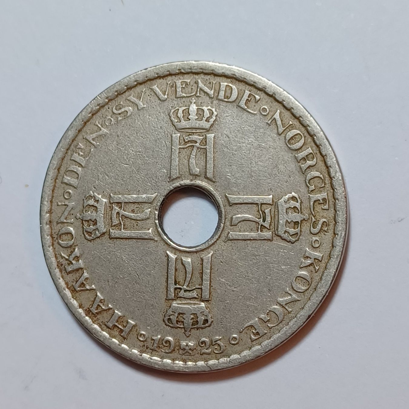 Alle Münzen: 1 Krone 1925 Norwegen – Gebraucht aus Pfäffikon ZH von Welt_Muenzen 1