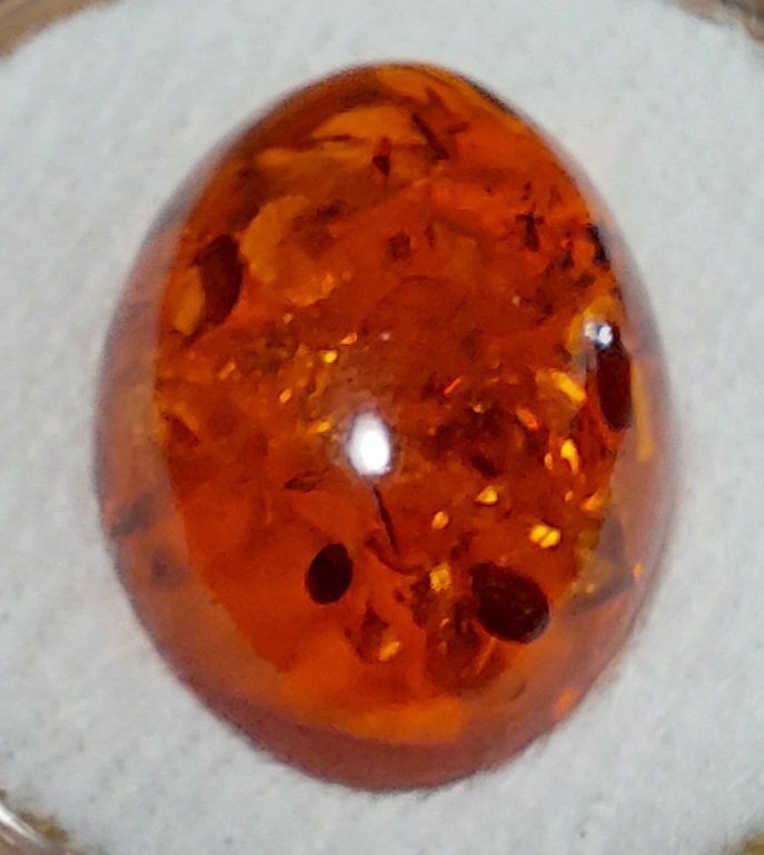 Pietre preziose: Bernsteincabochon oval 17.5 x 13.0mm – Nuovo (secondo la descrizione) da Klingnau venduto da Tamina5
