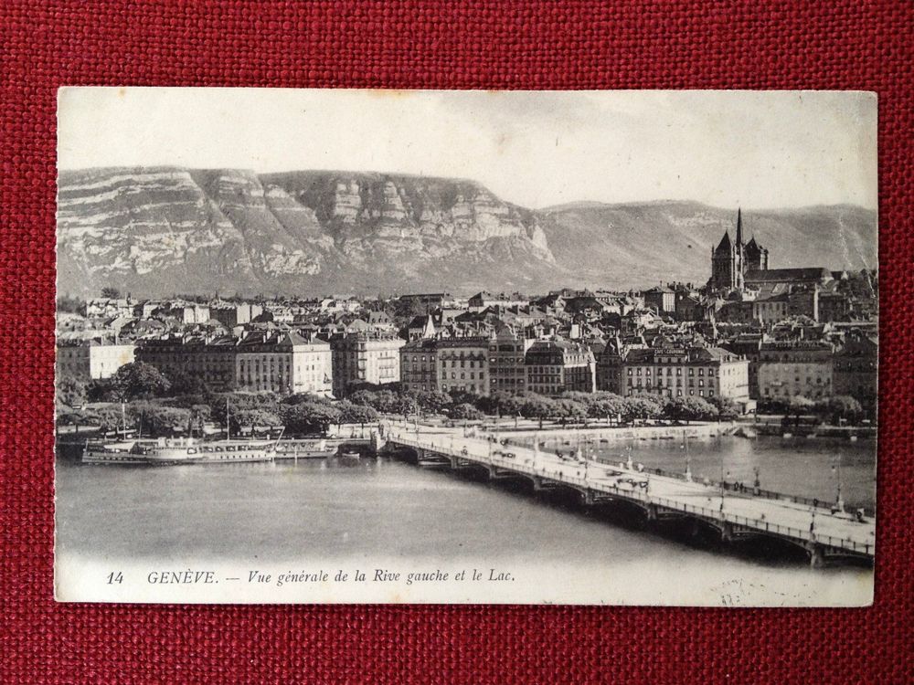 AK Genève/ ancienne carte postale - rive gauche (Gebraucht) in ...