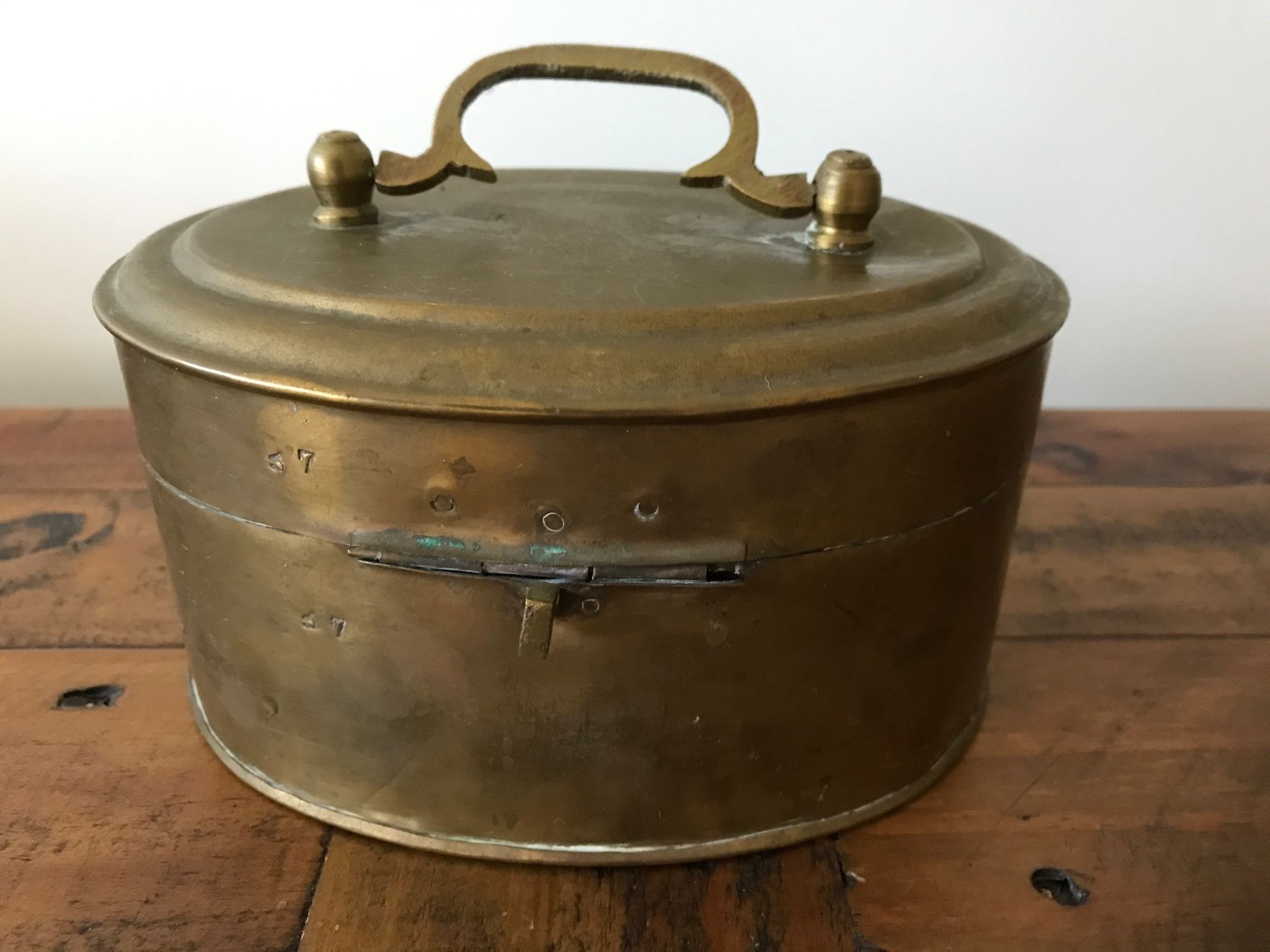 Pots: Alte Messingdose – D'occasion à Rapperswil SG par cosiba01 1