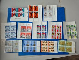 12 vierer Blocks Helvetia Marken 1993 postfrisch