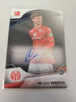 NELSON WEIPER 2022-23 Chrome Bundesliga RC Base Auto Mainz