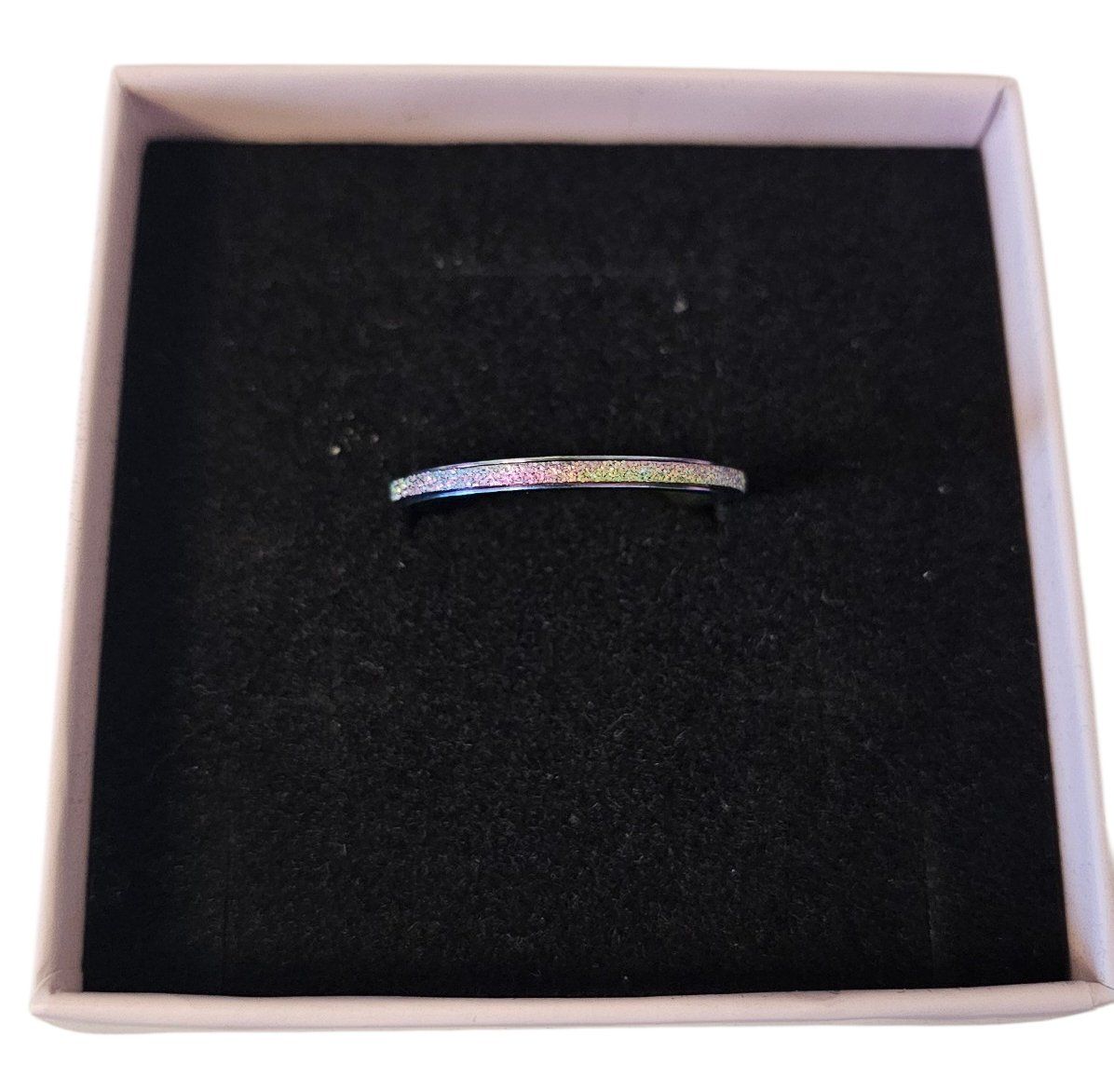 Anelli: Drehring mit Glitzer, Grösse 56 -57 Wunderschön! – Nuovo e nell'imballaggio originale da Langenthal venduto da SecondChanceShop