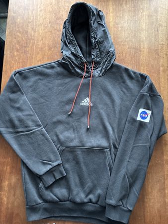 Adidas NASA Hoodie, Gr. S, schwarz