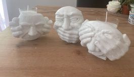 3Stück Neue Kerzen Dekoration tolle Tischdekoration