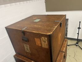 Transport-Kiste, antik aus Holz
