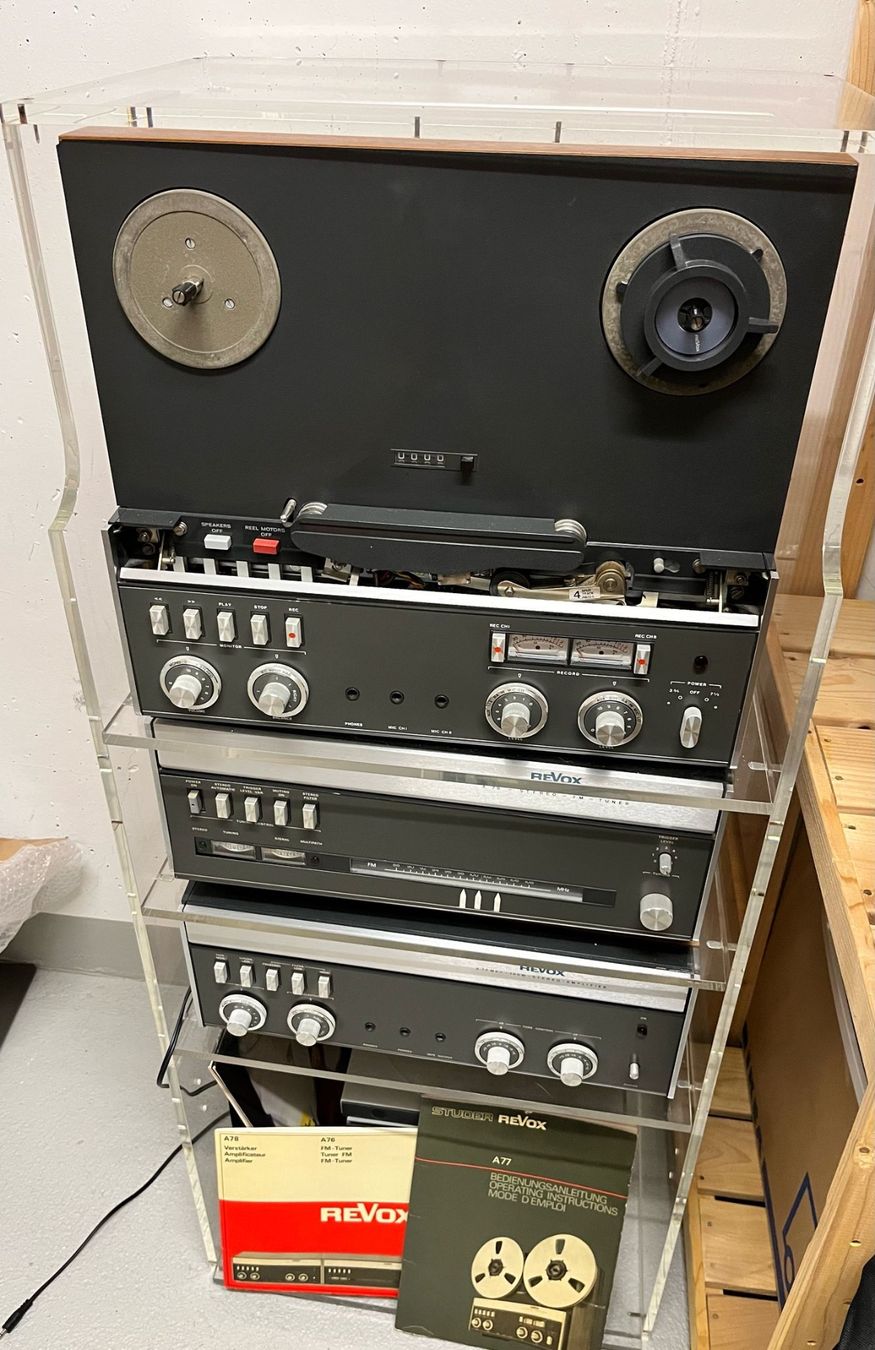 Revox Verstärker: Revox A76 / A77 / A78 inklusive massangefertigtem Rack – Gebraucht aus Birrhard von isa_yly7