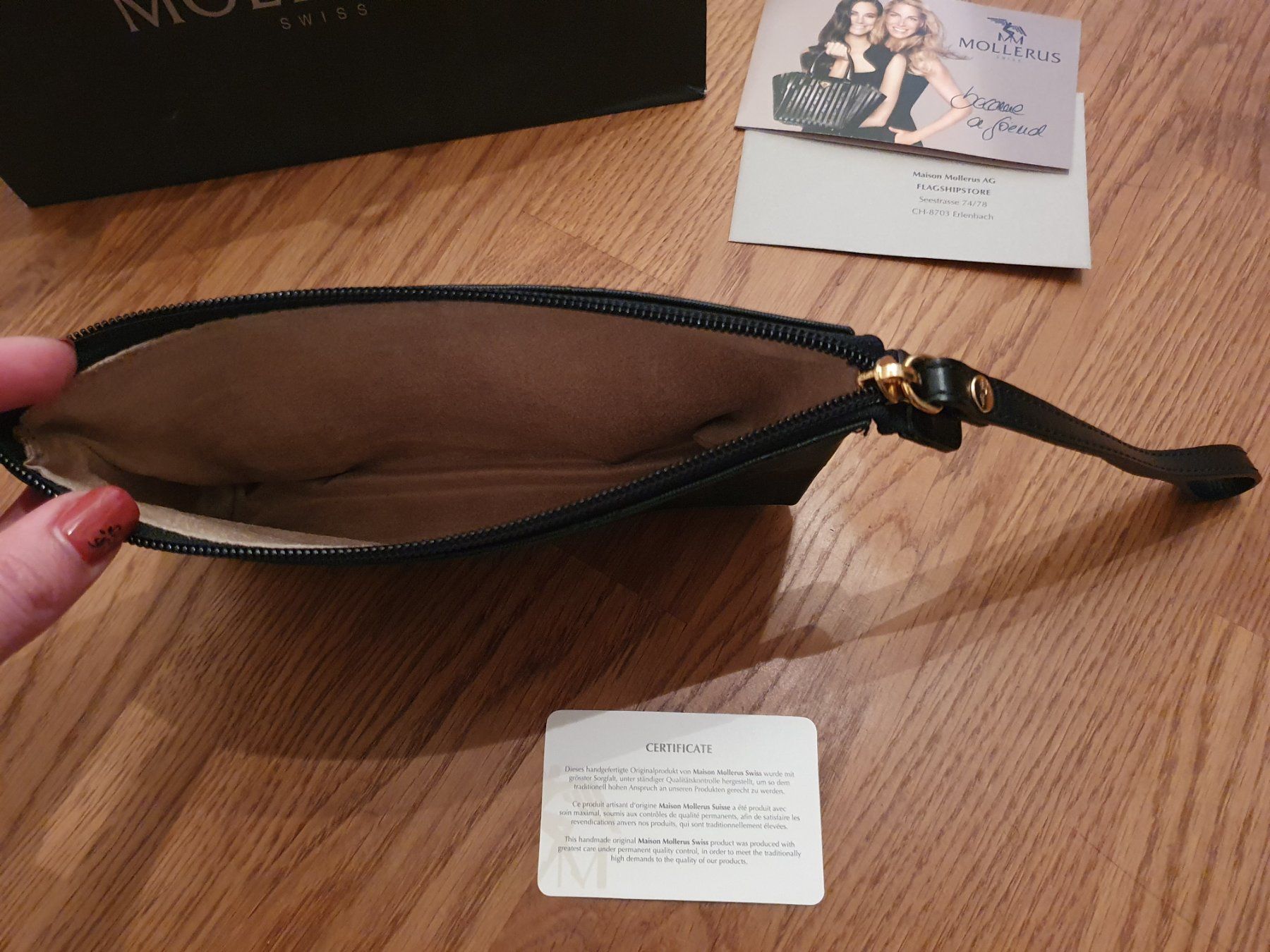 Maison Mollerus Borse da donna: Maison Mollerus Necessaire / Clutch – Nuovo e nell'imballaggio originale da Winterthur venduto da JaSa 1
