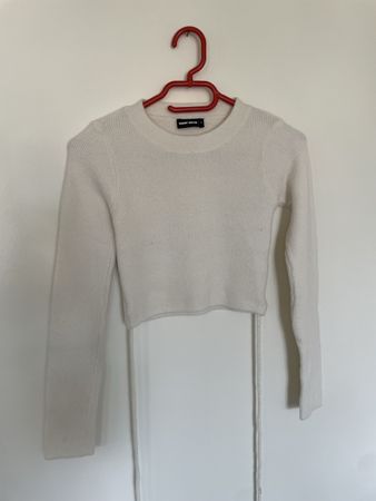 Tally Weijl Crop Pullover mit Schnürung Gr. S