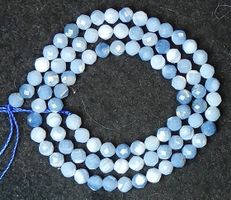 1 Strang echte Comman Peruvian Opal Perlen 4 mm facettiert