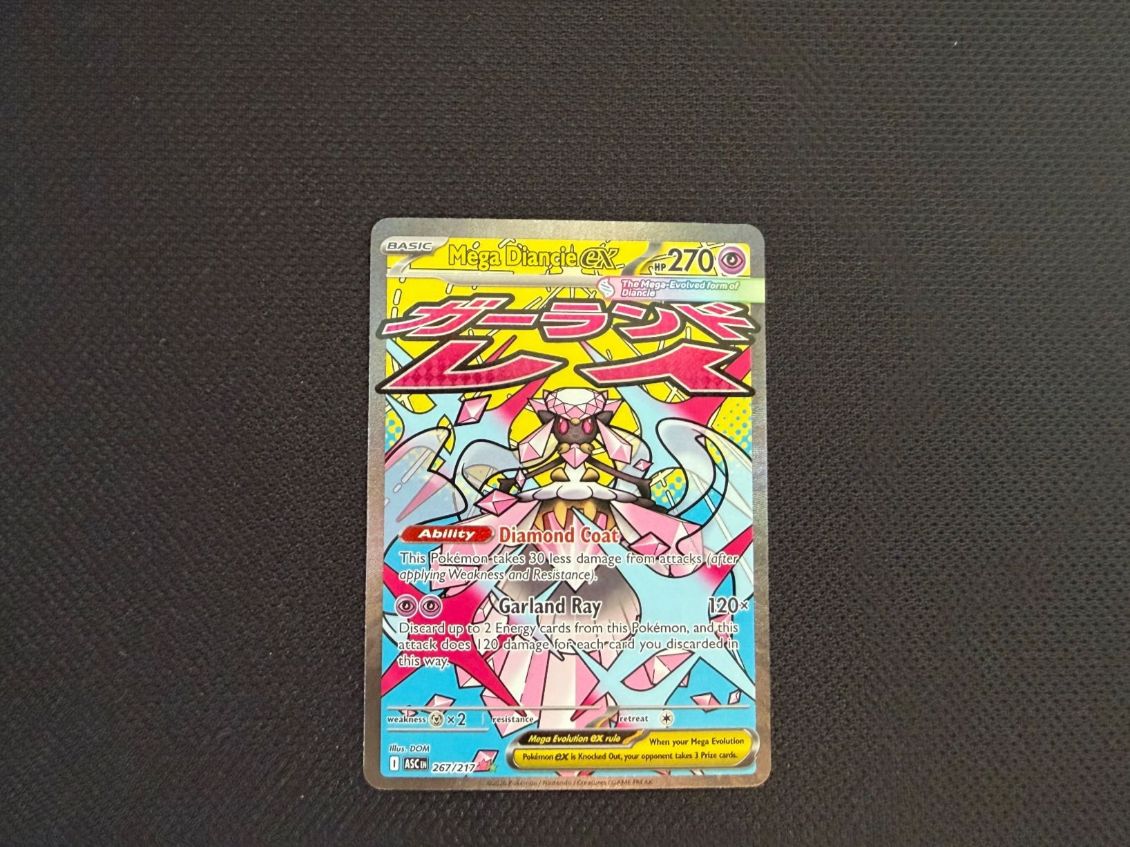 Pokémon Carte collezionabili: Mega Diancie EX / 267/217 – Usato da Zürich venduto da mountainwizard00