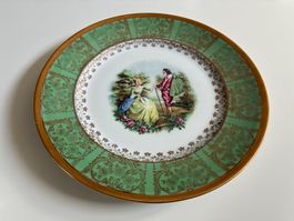 Heinrich & Co.Selb Bavaria Prunkteller Fragonard-Motiv 26 cm