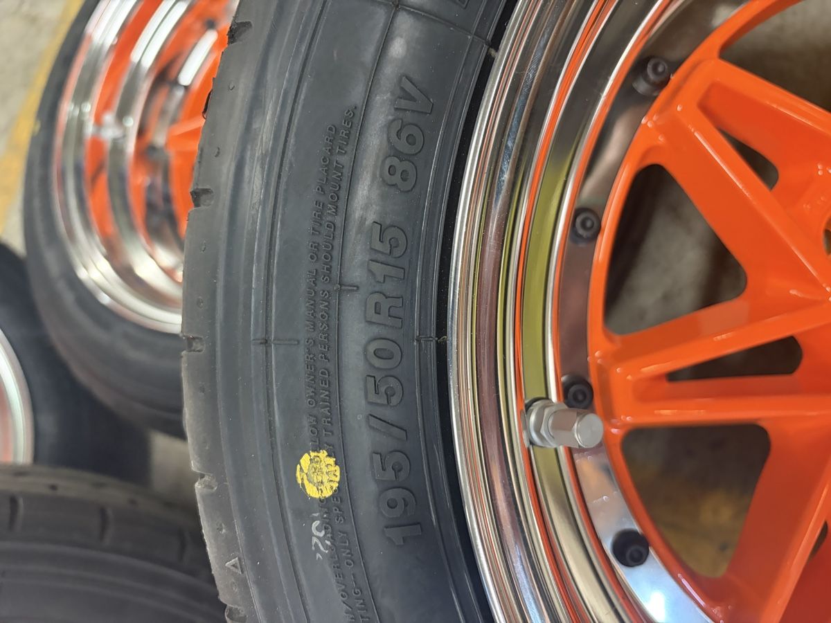 Pneumatici & Ruote complete: Work Felgen mit Semi Sliks – Nuovo (secondo la descrizione) da Tann venduto da Corolla70-74 2