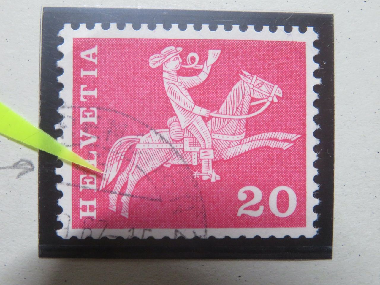 Tous les timbres: Abart 358 RL helles Schweif-Ende – D'occasion à Spreitenbach par heitersberg54