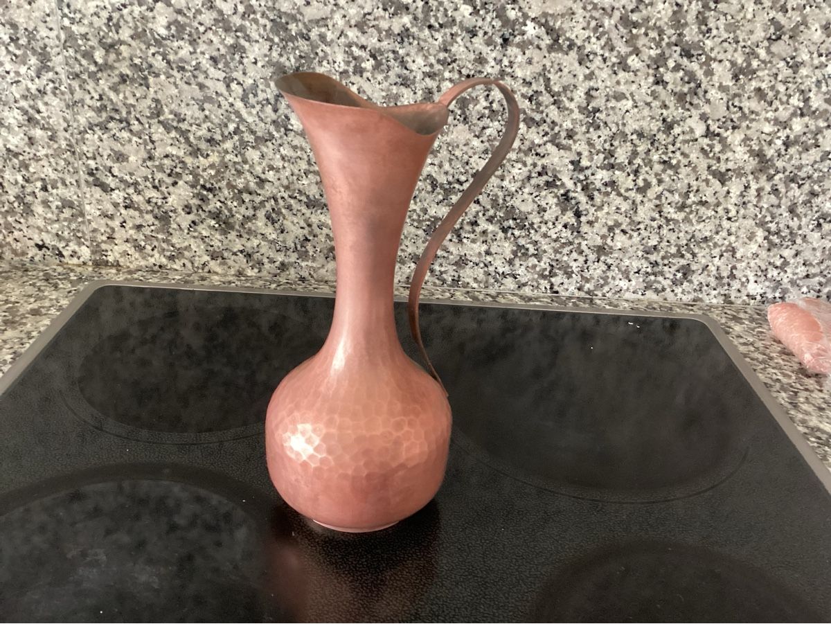 Caraffe: Antiker Kupfer Krug   – Usato da Minusio venduto da scotch111