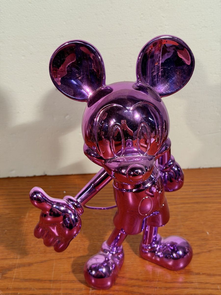 Disney Statuette: Mickey Mouse Figure Chrome Purple Shiny – Usato da Lausanne venduto da vas_cdb2 2