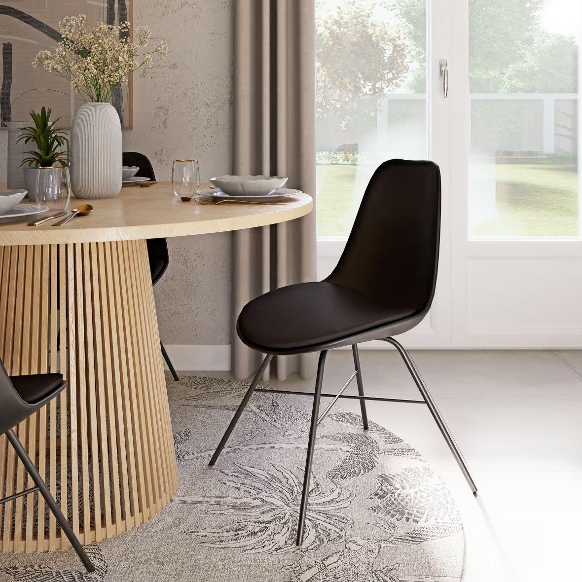 Tavoli: Maisons du monde Tisch rund D130 – Usato da Oensingen venduto da azndr3am3r 6