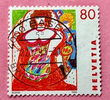 Nr.849 Aloise Corbaz GESTEMPELT  Sonderpostmarken III 1993  