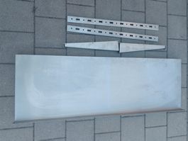 Gastro Wandregale ; Edelstahl Wandtablare ;120x40xH3cm