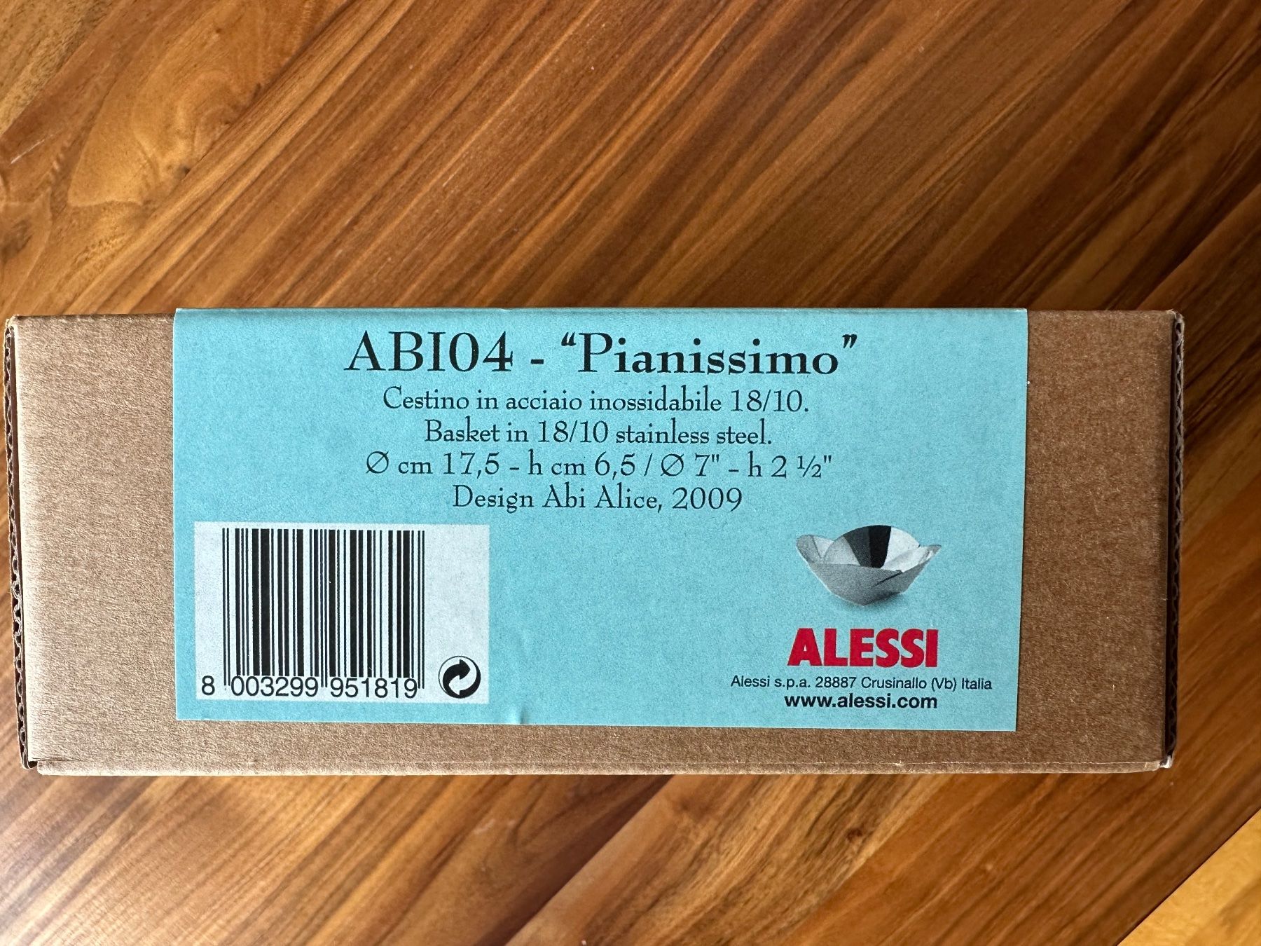 Sonstiges für Haushalt & Wohnen: Alessi Pianissomo Korbschale – Neu und originalverpackt aus Luzern von Luxury82 2