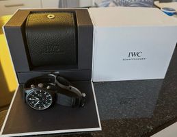 IWC Fliegeruhr Chronograph schwarz gebraucht mit Box