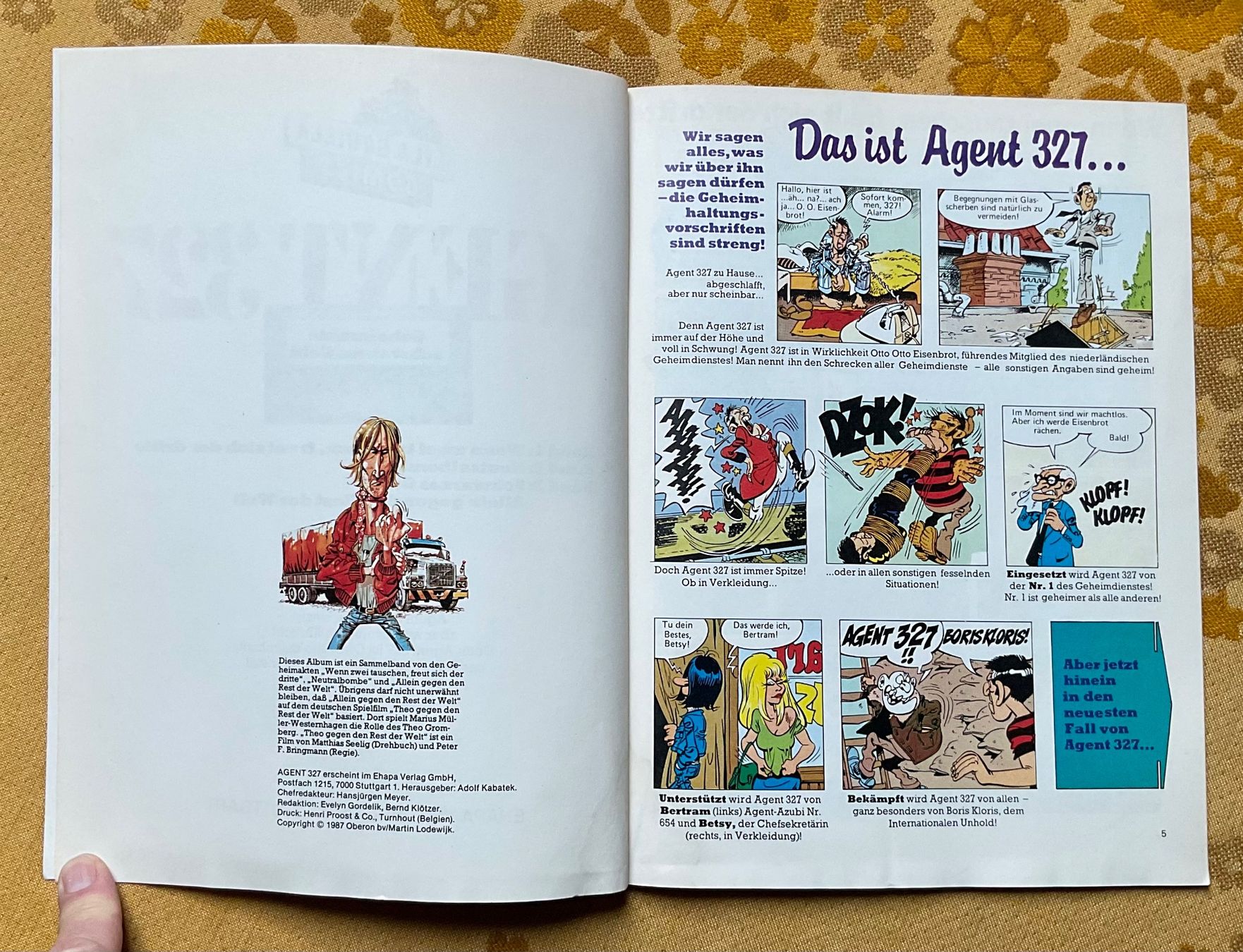 Fumetti: Agent 327 Band Nr 3 von 1987 – Usato da Endingen venduto da nathan05 3