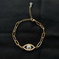 18KGP Nazar Auge Zirkonia Armkette