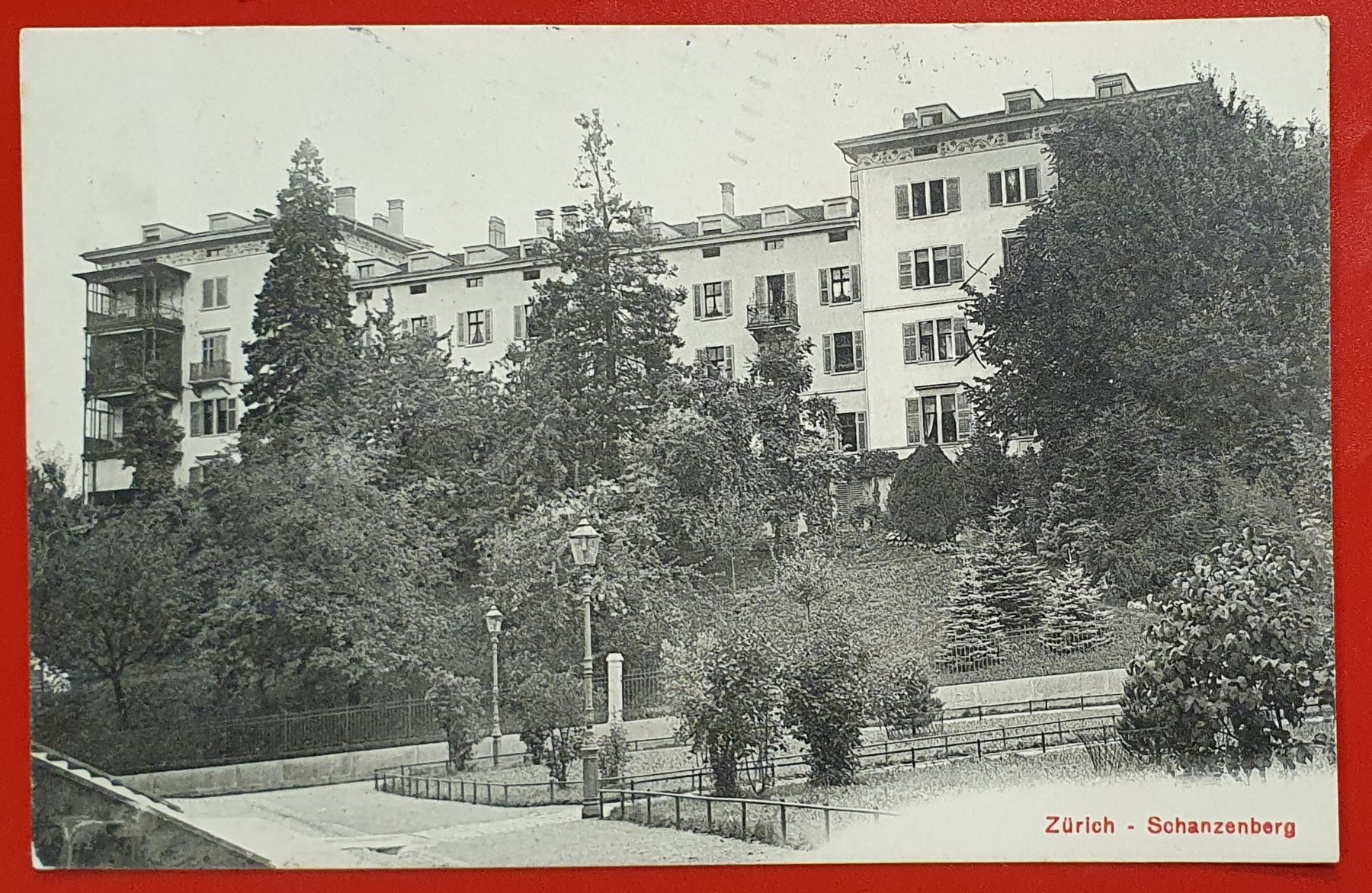 Ansichtskarten: Zürich 1912 - Schanzenberg – Gebraucht aus Kreuzlingen von Rschweiz1