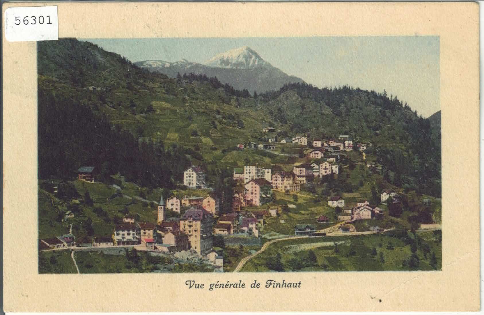 Ansichtskarten: Finhaut - Vue generale - coloriert – Gebraucht aus Ettingen von Kartenplanet