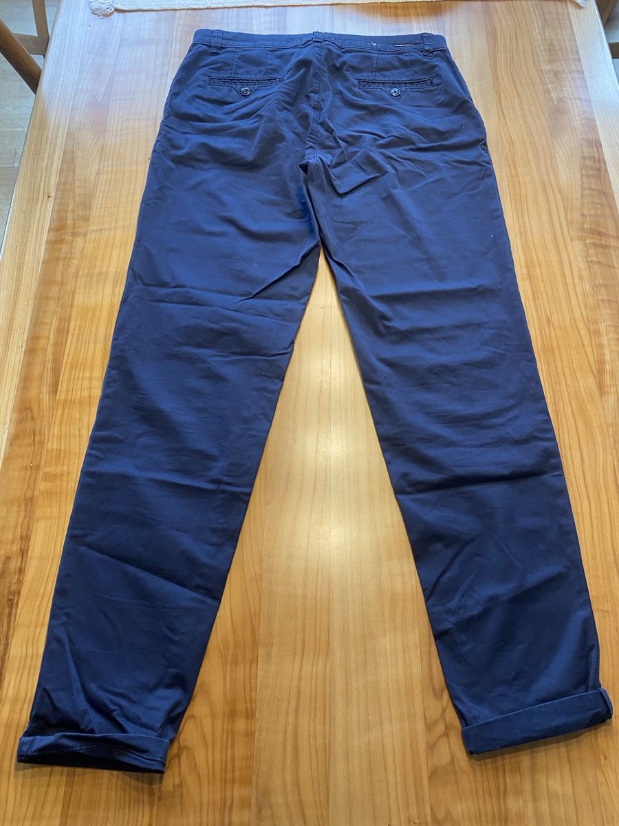 Esprit Pantaloni: ESPRIT Damen Chino Hose Dunkelblau Gr. 36 – Usato da Zürich venduto da Entlisberger 2